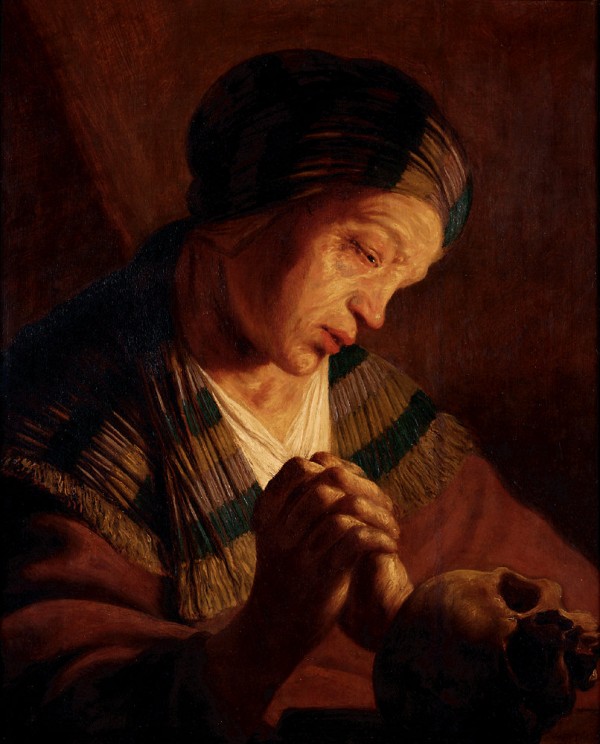 Magdalena in meditation by Jan Lievens